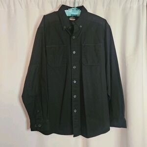 Ridgecut Toughwear Shirt Large Mens Longsleeve Ripstop Button Down Workwear